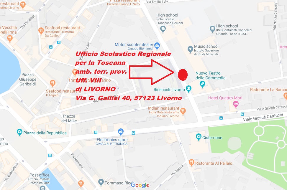 Ufficio Scolastico Provinciale Di Livorno Dove Siamo